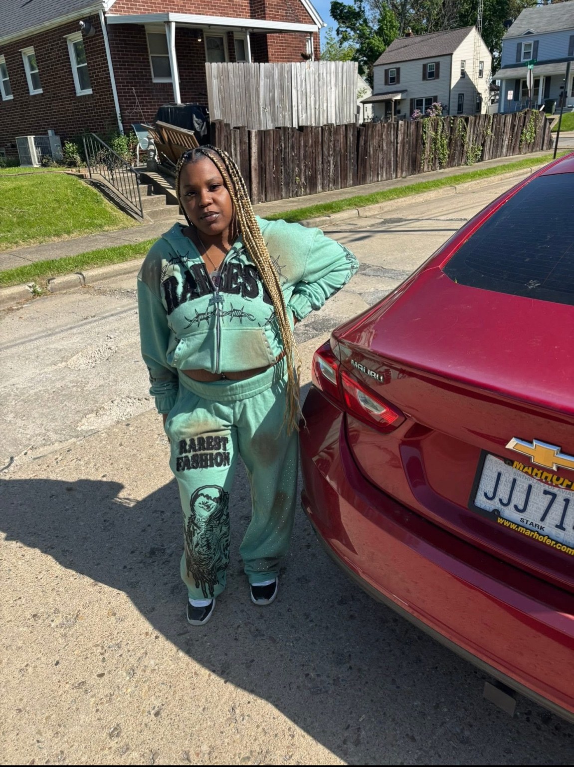 Forest green, in the neighborhood — RAREST Fashion tracksuit