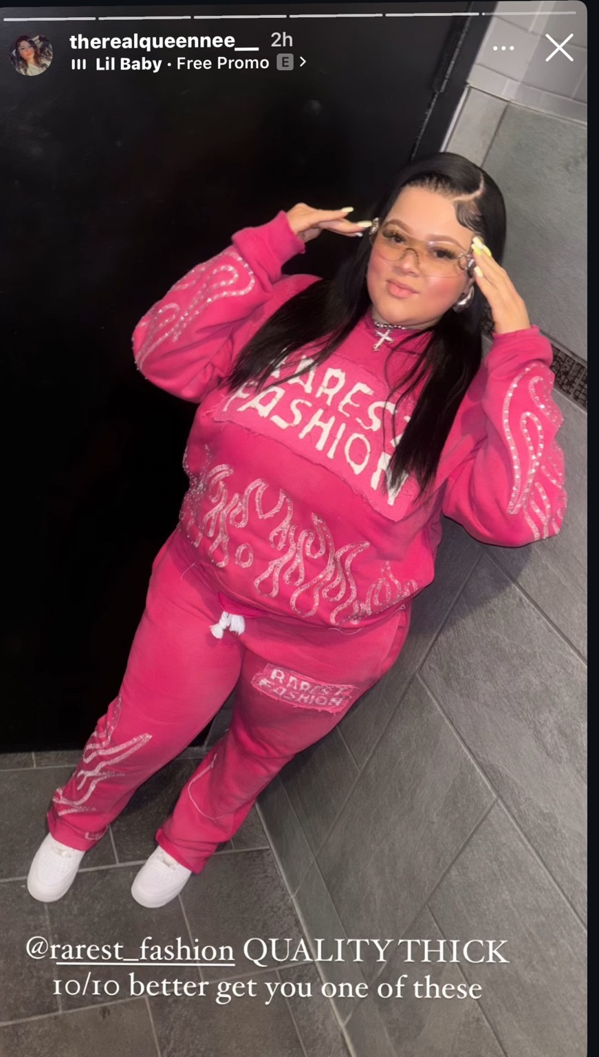 Pink, worn your way — RAREST Fashion tracksuit
