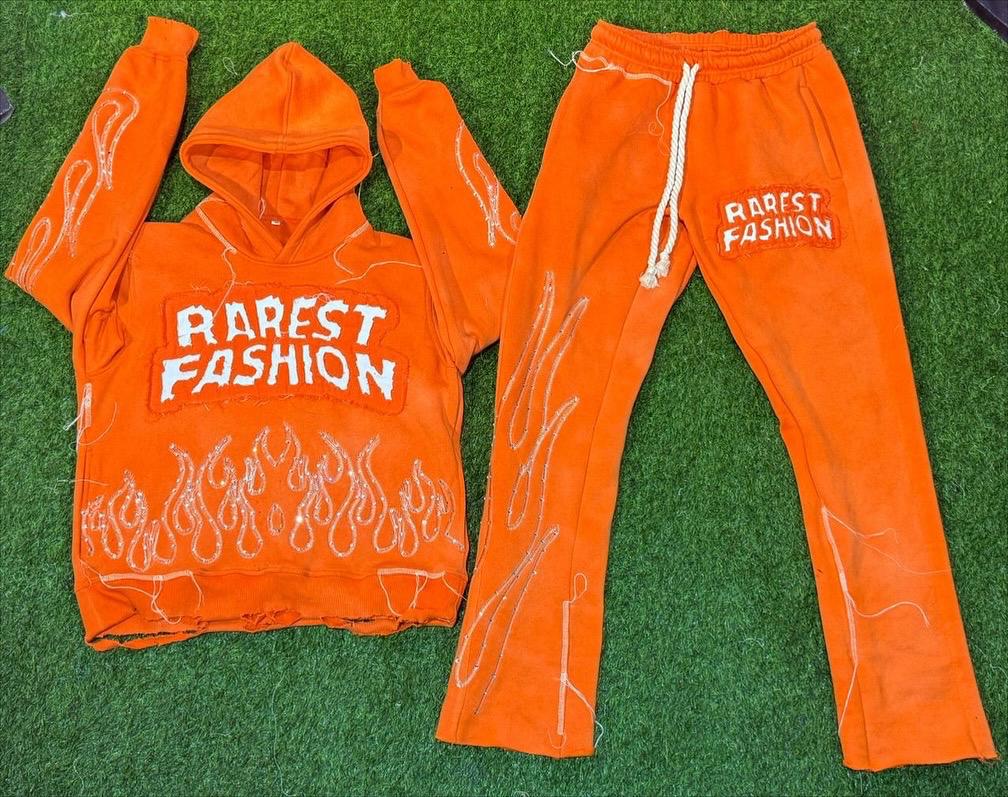 RF Original rhinestone tracksuit in Orange