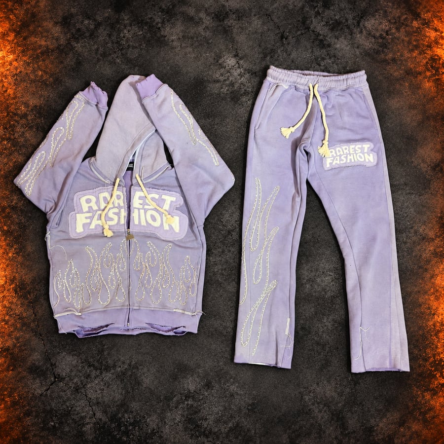 RF Original rhinestone tracksuit in Lavender