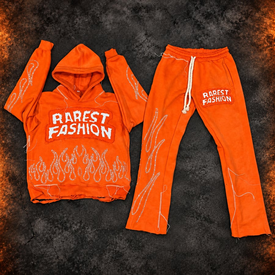 RF Original rhinestone tracksuit in Orange